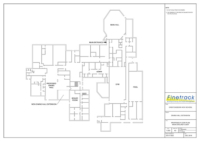 CAD drawing for a construction project